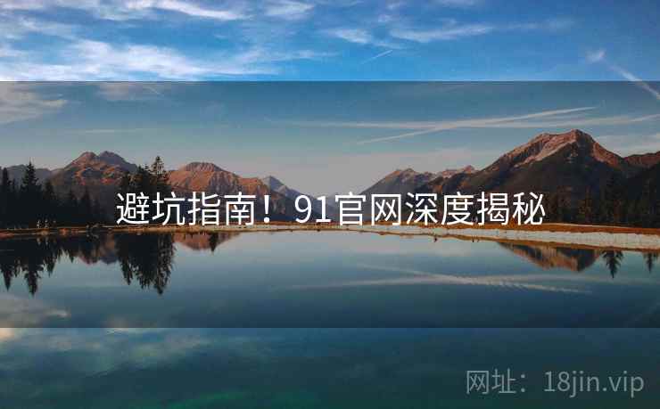 避坑指南！91官网深度揭秘