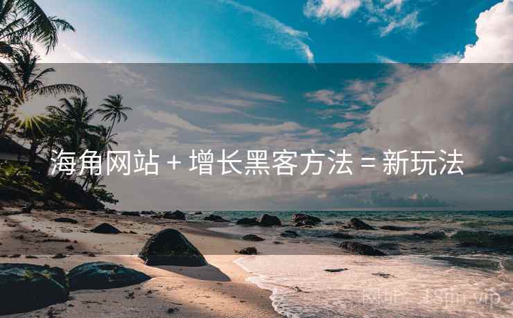 海角网站 + 增长黑客方法 = 新玩法