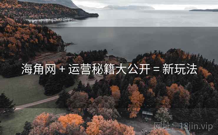 海角网 + 运营秘籍大公开 = 新玩法